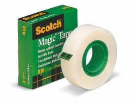 Ragasztószalag, 19 mm x 33 m, 3M SCOTCH "Magic Tape 810"