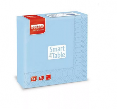 Szalvéta Smart Table 2 rétegű 33x33 cm 50 lap/csg 24 csg/kart világoskék