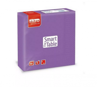 Szalvéta Smart Table 2 rétegű 33x33 cm 50 lap/csg 24 csg/kart viola